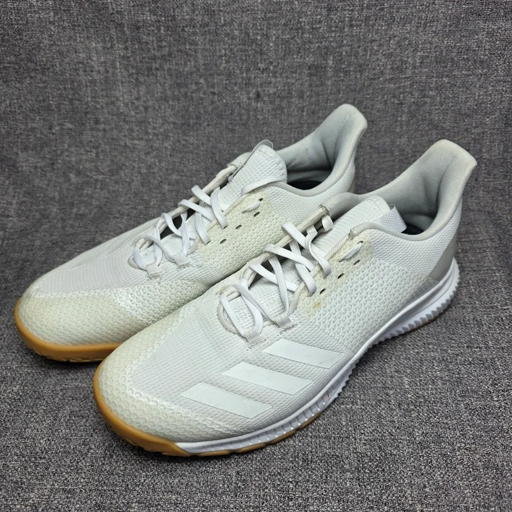 Adidas CrazyFlight Bounce 3 White Gum Volleyball Shoes BD7906 Womens Size 10